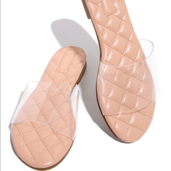 Quilted clear sandals ❤️ - Picture 3 of 4